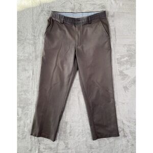 FootJoy Men's Size 35x30 Polyester Blend Grey Performance Flat Front Golf Pants